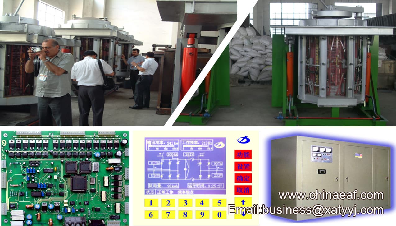 Intermediate frequency induction furnaces